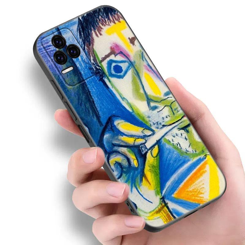 Picasso Abstract Art Painting Phone Case For Xiaomi Redmi Note 5 6 9T K20 K40 K50 Pro 7A 8A 9A 9C 9i 10A 10C A1 S2 Black Cover