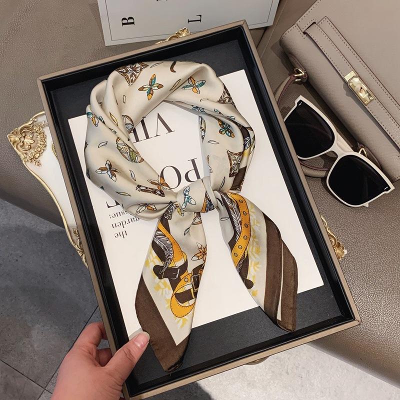 70 квадратных шарф шелковый шарф французский женский высококачественный шарф универсальный подходящий деревенский шарф-рубашка шарф