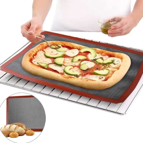 Silpat Baking Mats, Reusable Baking Sheets, Set of 2, High-Quality Baking Mats, Perfect for Cooking, Bread, Sweets, and Grilled Fish, Washable, Oven a
