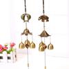 Vintage Metal Wind Chime Double Fish Elephant Pendant Home Decoration Wind Chime Pendant Metal Wind Chime Crafts Room Decoration