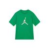 Jordan Logo Printed Breathable Round Neck Loose Short Sleeve Drop Shoulder T-Shirt Women T-Shirt Green FJ2511-310