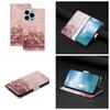 Rose Gold Marble Pattern Shockproof Card Slots PU Leather Wallet Case for iPhone,Samsung,Huawei,Xiaomi,Moto,Tecno,Google,Nokia,Oppo,ZTE,Blackview..