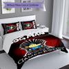 3pcs Dog man pattern bedding set duvet cover set includes duvet cover &pillowcases, perfect all season bedroom decoration & gift