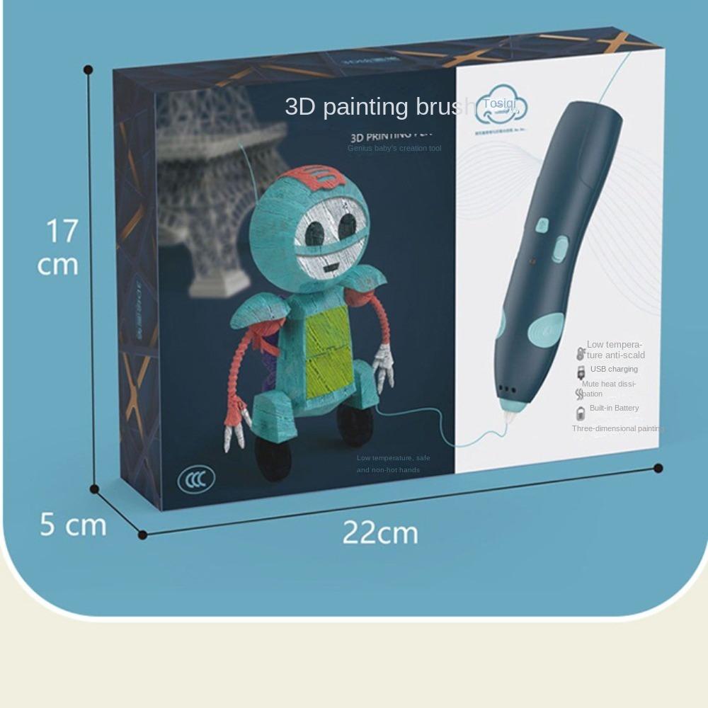Low Temperature 3D Printing Pen Rechargeable 3D Art Painting Pen New 3D Graffiti Pen  Education Toy