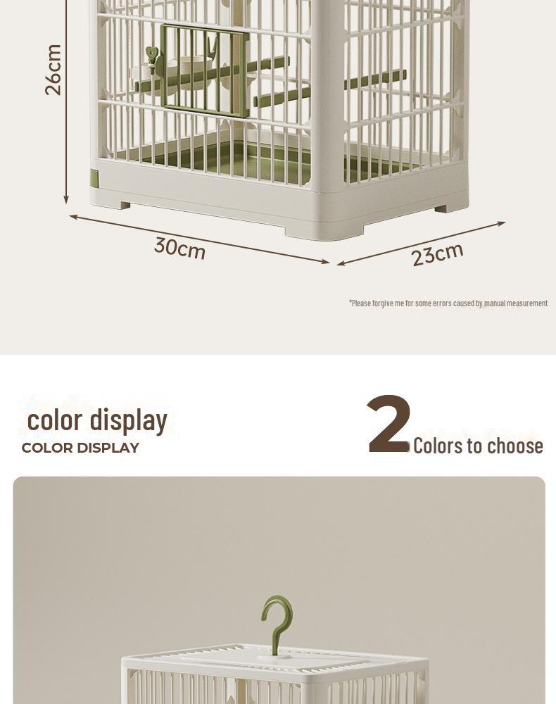 Large Outdoor Portable Parrot Villa Cage – Spacious, Breathable, and Ideal for Pet Bird Outings