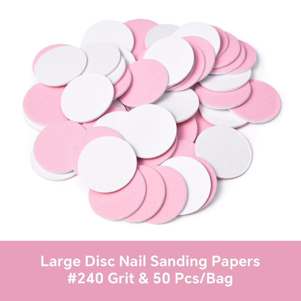 Набор сменной наждачной бумаги для удаления ороговевшей кожи для маникюра и педикюра с металлическим диском, насадка для ногтевой дрели, средство для удаления мозолей, аксессуары для ухода за ногами