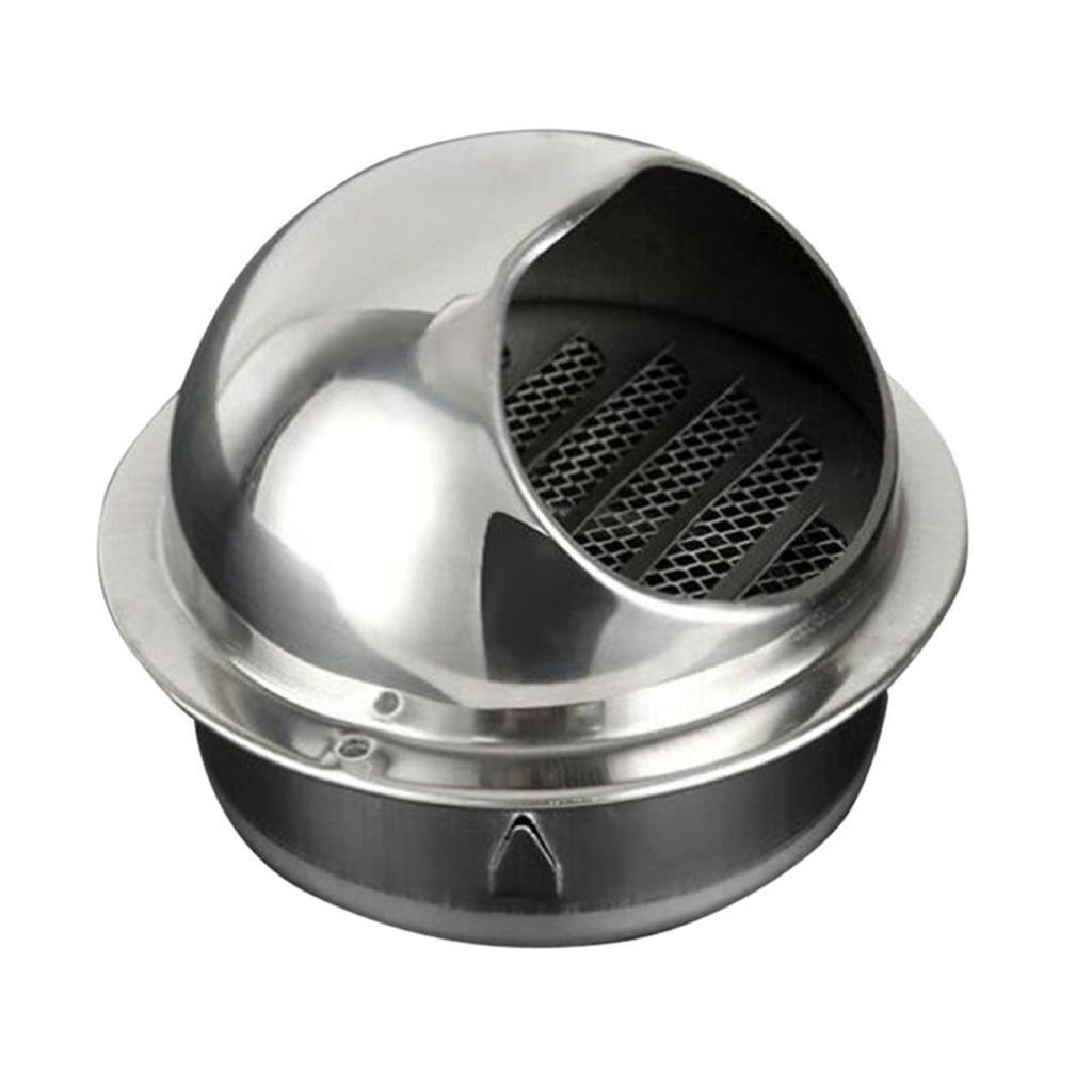 1 Pc Stainless Wall Air Vent Ducting Ventilation Exhaust Grille Cover Extractor