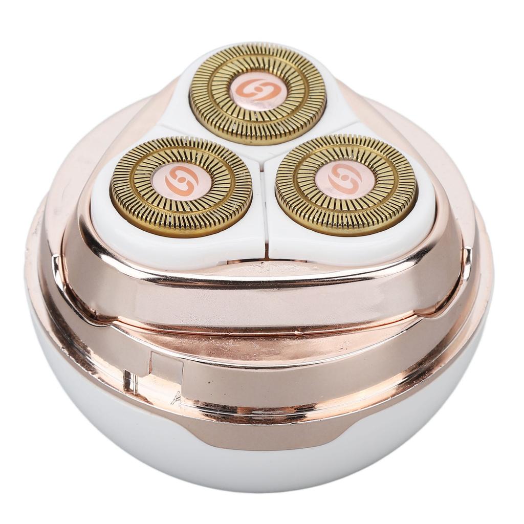 Электрическая бритва для удаления волос с 3 лезвиями, съемный резак, USB-перезаряжаемый триммер для волос на руках и ногах