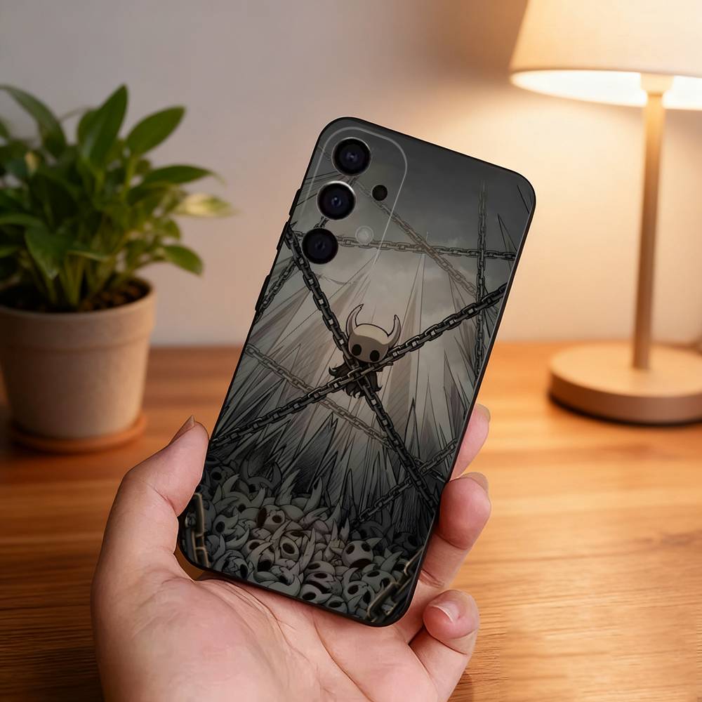 H-Hollow Knight Silksong Phone Case For Samsung S25,S24,S21,S22,S23,S30,Ultra,S20,Plus,Fe,Lite,5G Black Cover