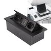 Floor Power Socket Aluminum Alloy Modern Dustproof Recessed Outlet with USB   Video