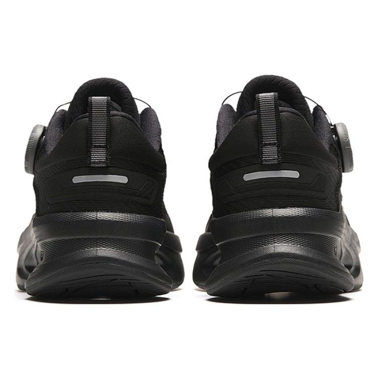 Anta Удобные нескользящие прочные низкие повседневные туфли женские кроссовки черные 122417711-2