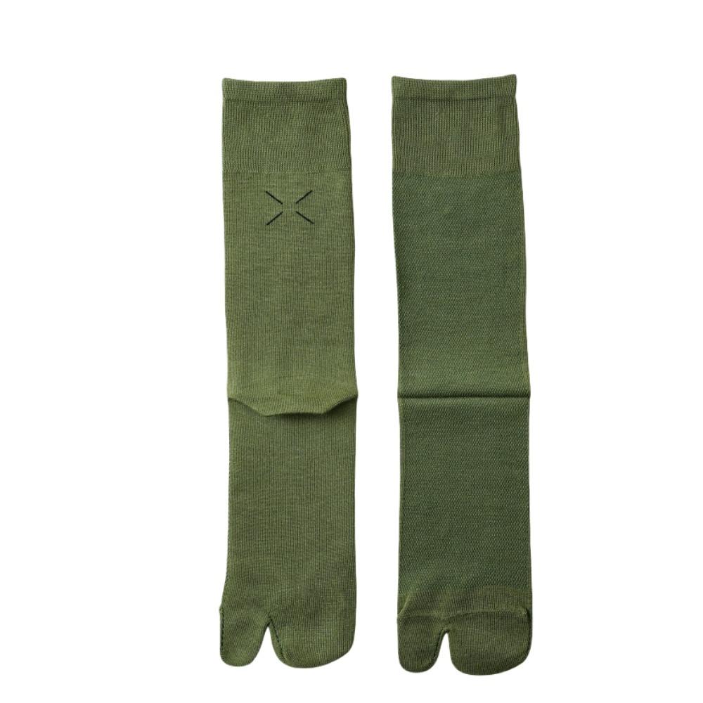 JK Two Toe Socks Thin Calf Long Socks Simple Split Toe Tube Socks  Summer