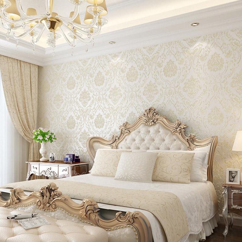 1шт 3D текстурированный тисненый цветочный узор водонепроницаемые обои для спальни гостиной настенная наклейка