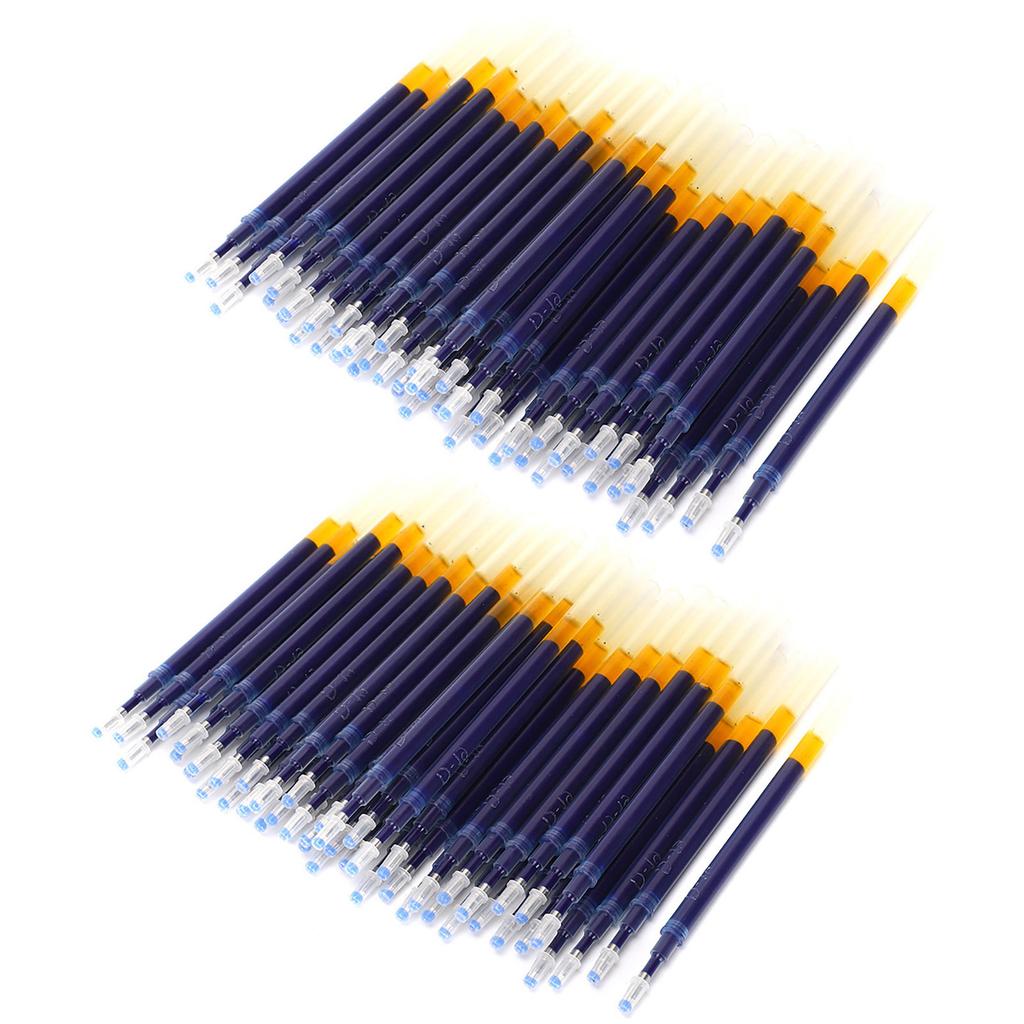 100PCs Fabric Marker Pen Refill Clothing Accessory Tailor Tools for High Temperature FadeBlue