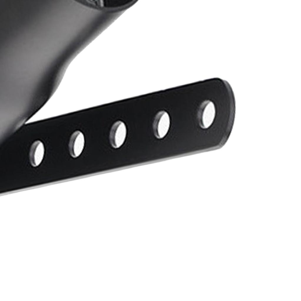 Motorcycle Exhaust Pipe Stainless Steel Noise Reduction Muffler Silencer Pipe Universal for Motorbike Type A Black