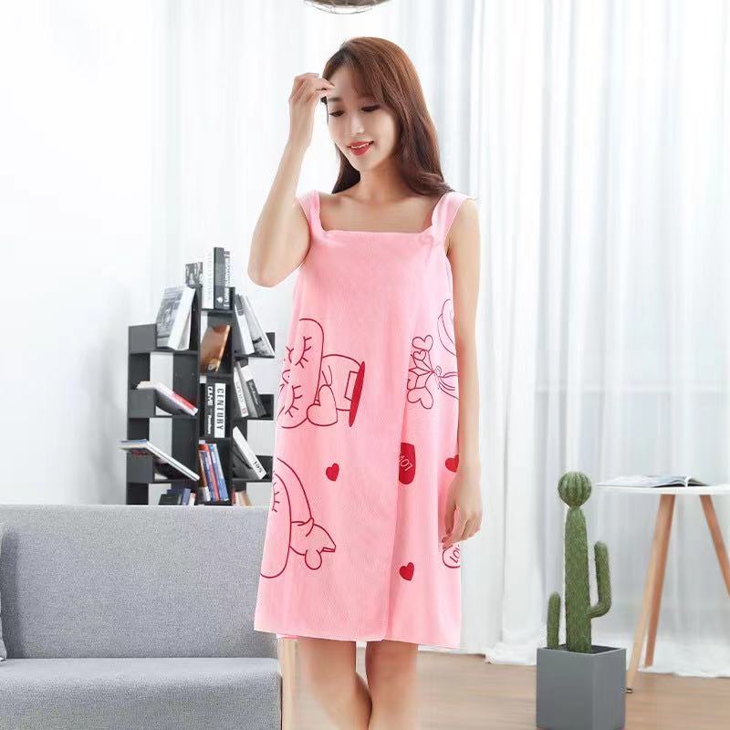 Wonderlife Женское быстросохнущее волшебное банное полотенце Спа-халаты Стирка одежды Сексуальные носимые пляжные полотенца из микрофибры Полотенце для ванной