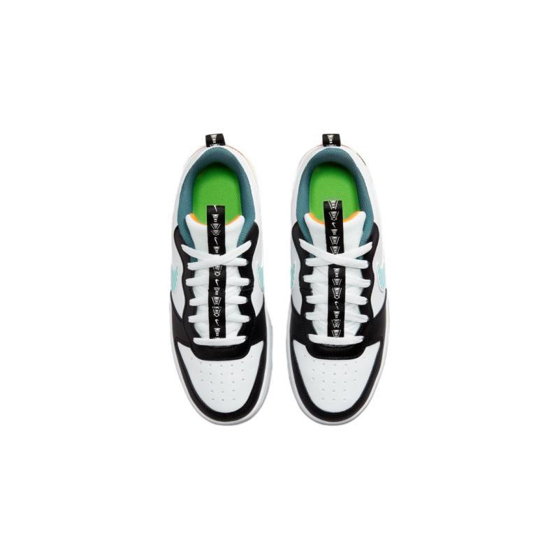 Nike Court Borough Low 2 SE Laser Orange Barely Green GS Sneakers DX5767-111