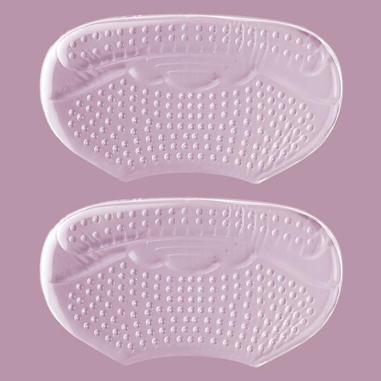 Yousheng 1 Pair Gel Heel Pad Self-adhesive Non-slip Foot Pain Relief Blister Prevention Men Women Loose Shoes High Heel Grip Cushion Liner Insert Shoe