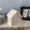 Christmas House Silicone Mold Resin Crafting Moulds Silicone Ornament Moulds Candle Holder Molds for Hand-Making Craft