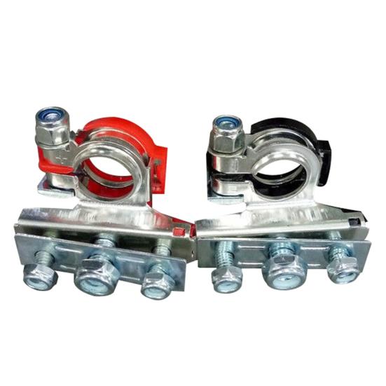 2Pcs Positive Negative Van Vehicle Car Truck Terminals Battery Connectors Clamps