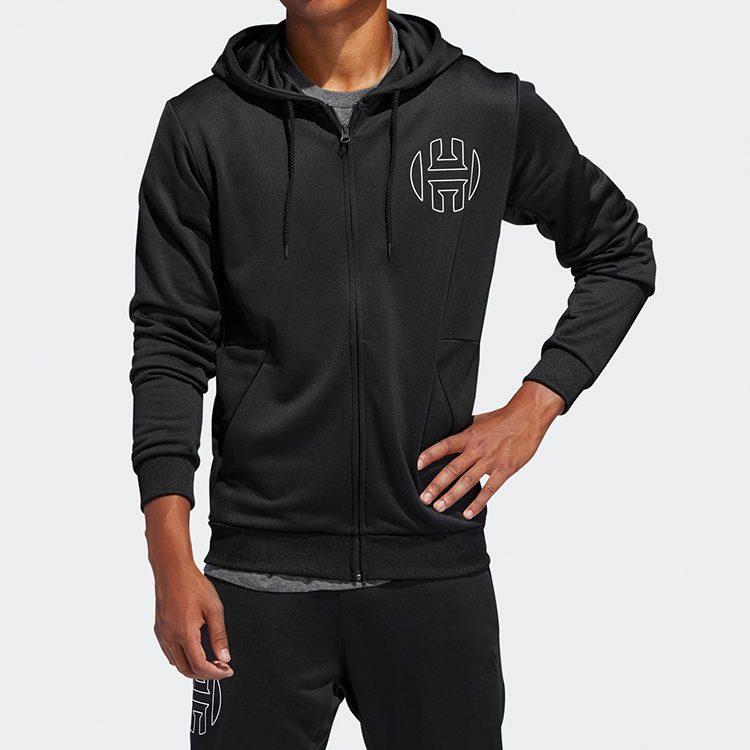 adidas Куртки Мужские Черные С Капюшоном Умеренные Прочие DP5711