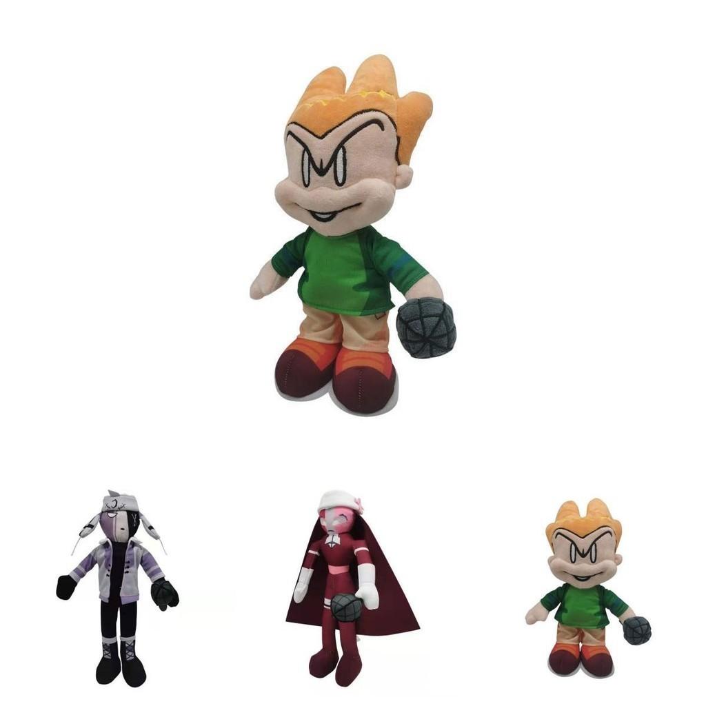 Очаровательная милая плюшевая игрушка Friday Night Funkin для детей, мягкая набивная кукла Skid Pump