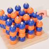 Монтессори 3D Игра «Четыре в ряд»: Интерактивная логическая настольная игра для родителей и детей