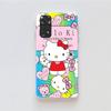 Чехол KT59 Hello Kitty Girl для Samsung A04 A14 A23 A34 A54 M23 M33 M52 M53 Realme 10 9 C30S C35 C55 VIVO Y02S Y21 Y33S Y51 X80 Pro, прозрачный чехол