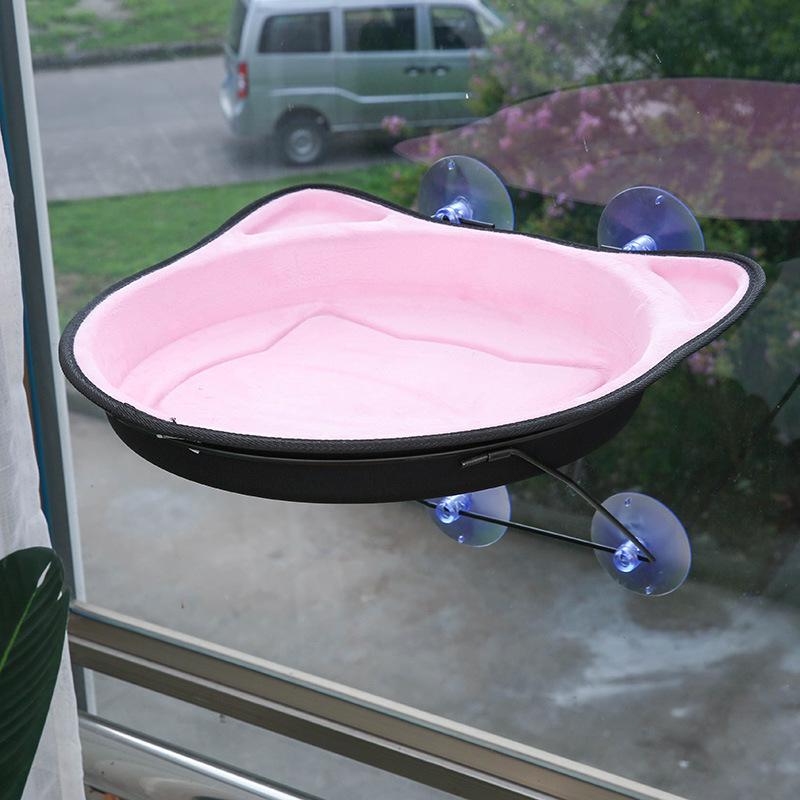 Кошачья кровать на окне, гамак, установленный на окне, кошачий насест, солнечное сиденье для маленькой домашней кошки с присоской