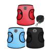 3pcs Dog Harness and Leash Set for Small Dogs Puppy Cat Harness Vest Breathable Mesh Chest Strap Chihuahua Kitten Pet Supplies