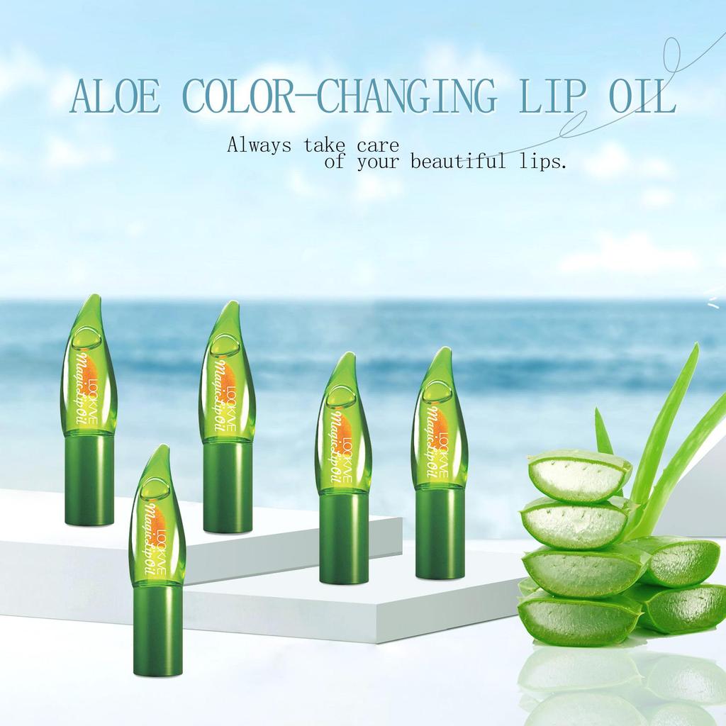Глубоко увлажняющий бальзам для губ Aloe Vera Magic Lip Oil LK20L