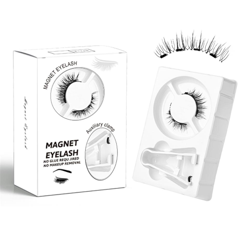 Reusable Magnetic Eyelashes with Applicator No Glue Needed DIY Lash Extensions
