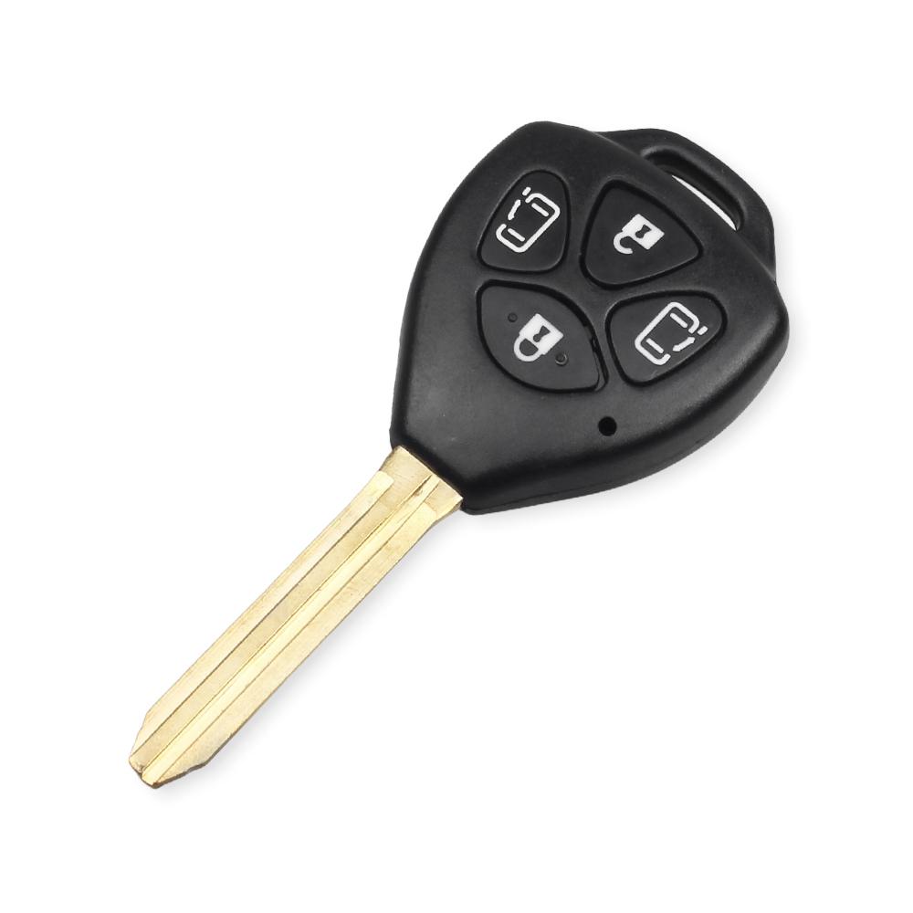 2/3/4 Buttons Remote Car Key Case Shell FOB for Toyota Camry RAV4 Yaris Prado Tarago Corolla REIZ Crown Avalon Venza