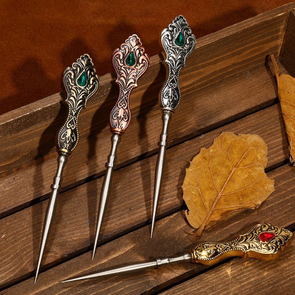 Аксессуары для рукоделия Винтажное швейное шило Ручной стежок Дырокол Шитье Швейные инструменты для ремонта