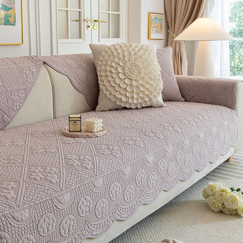 Четыре сезона универсальная хлопковая подушка для дивана, ткань, противоскользящая подушка, светильник, роскошный чехол для дивана, простой чехол для дивана, полное покрытие