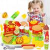 18/24Pcs Fancy Pretend for Play Fast Food Set Hamburger French Fries Simulation Toys Children Birthday Gift