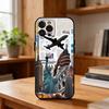 Прекрасный Город N-Нью-Йорк Чехол для Телефона Для iPhone17 16 15 14 13 12 11 Pro Max Plus, 5G Мягкий Черный Чехол