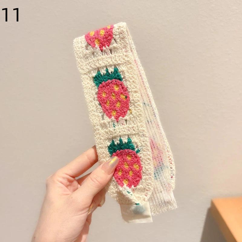 Soft and Comfortable Vintage Knitted Hair Hoops for Girls Daily Accessories