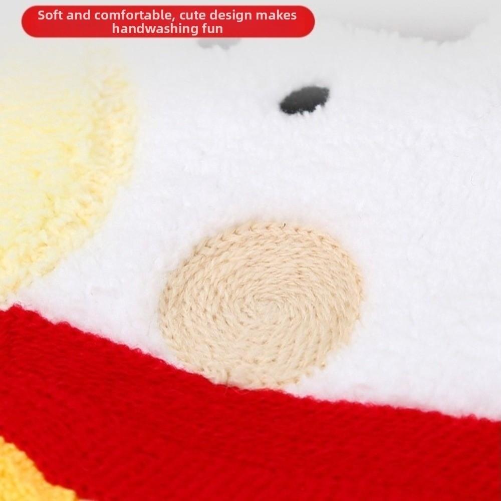 Быстросохнущее мультяшное полотенце для рук, впитывающее, для весеннего фестиваля, мягкое, символизирующее благословение и удачу, для ванной комнаты.