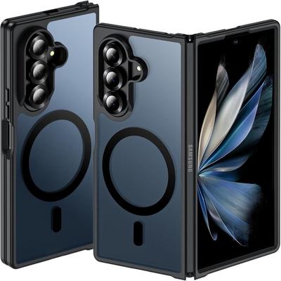 Для Samsung ZFold7 Складной Чехол для Мобильного Телефона ZFlip6 Полностью Закрывающий Матовый Чувствительный к Касанию Магнитная Адсорбция Противоударный Защитный Чехол Новая Модель