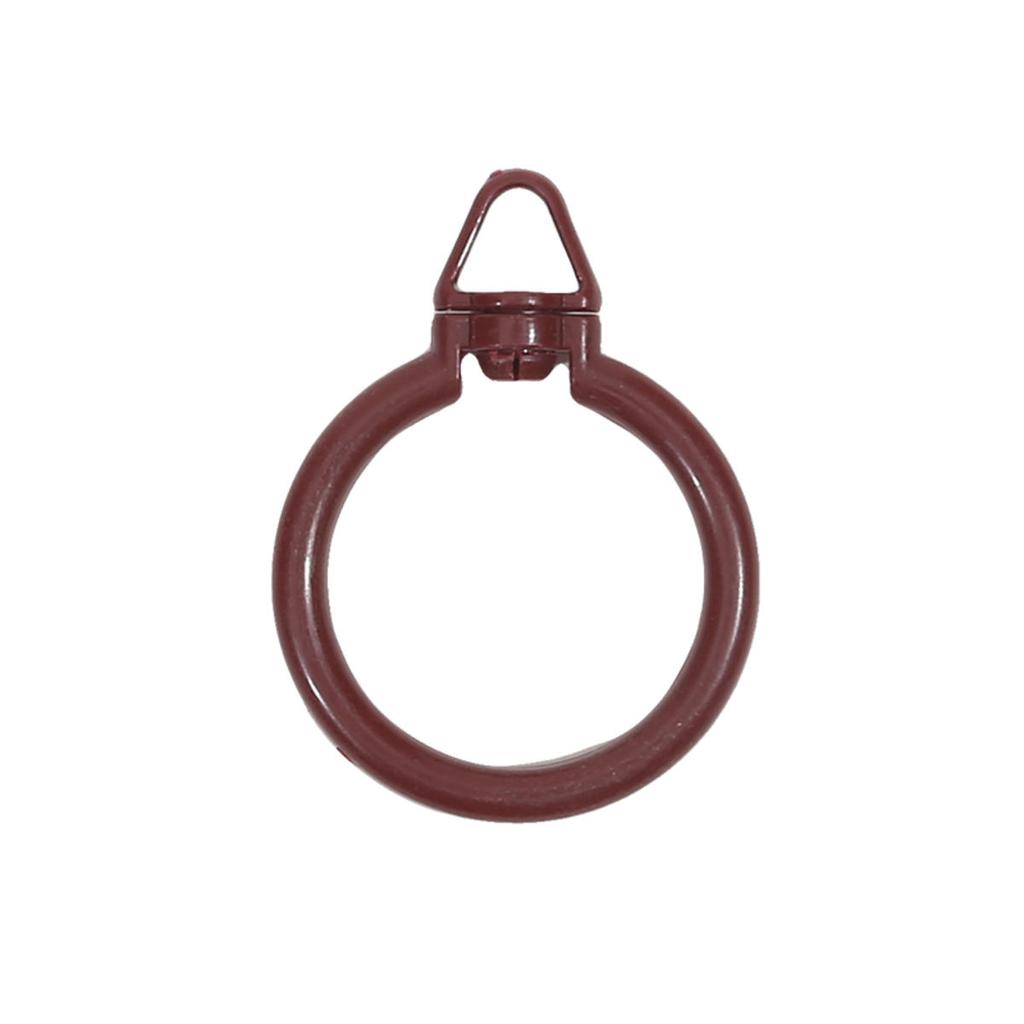 Curtain Hanging Ring Plastic Rod Rings Hooks for Drapes Holder Shower Curtains Drapes Plastic Holder