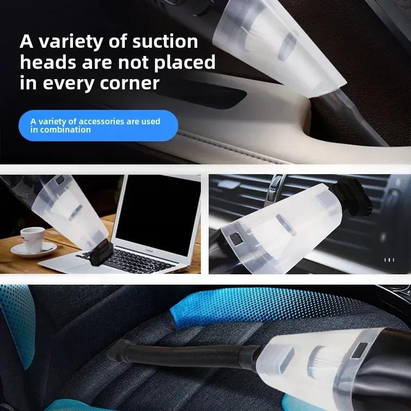 Hot-selling portable high-power motorcycle vacuum cleaner, suitable for cars and homes, handheld wet and dry vacuum cleaner