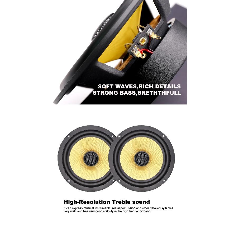 PUZU PZ-6509C Co-axial Car audio speakers with 180W output power glassfiber cone deep bass sound quality