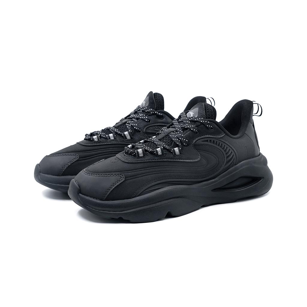 Anta Chao Bai Max Trendy Universal Comfortable Non-Slip Wear Resistance Low Top Casual Shoes Men Casual Shoes Black 112518841R-3