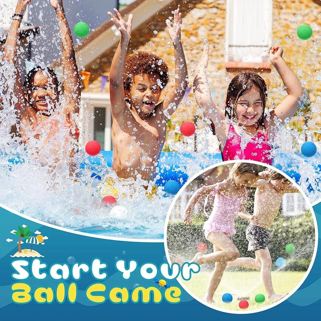 20 шт. многоразовые водяные шарики, детские впитывающие хлопковые шарики для замачивания, летние уличные водные боевые игры, игрушки для мальчиков и девочек, водяная бомба