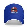 Summer Casual Baseball Cap Norway Coat of Arms The Kingdom of Norway Flag Heraldry Trucker Hat For Unisex Adjustable Snapback Cap