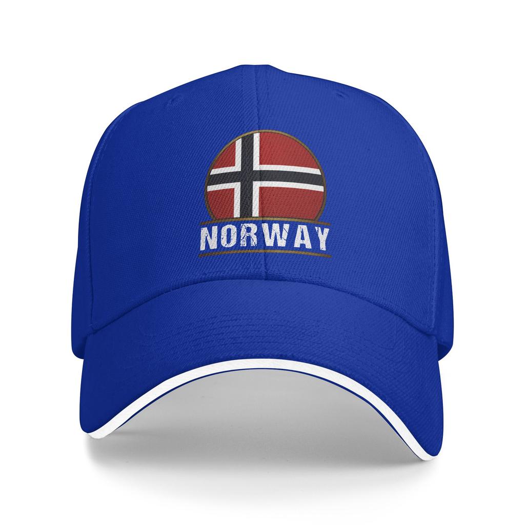Summer Casual Baseball Cap Norway Coat of Arms The Kingdom of Norway Flag Heraldry Trucker Hat For Unisex Adjustable Snapback Cap