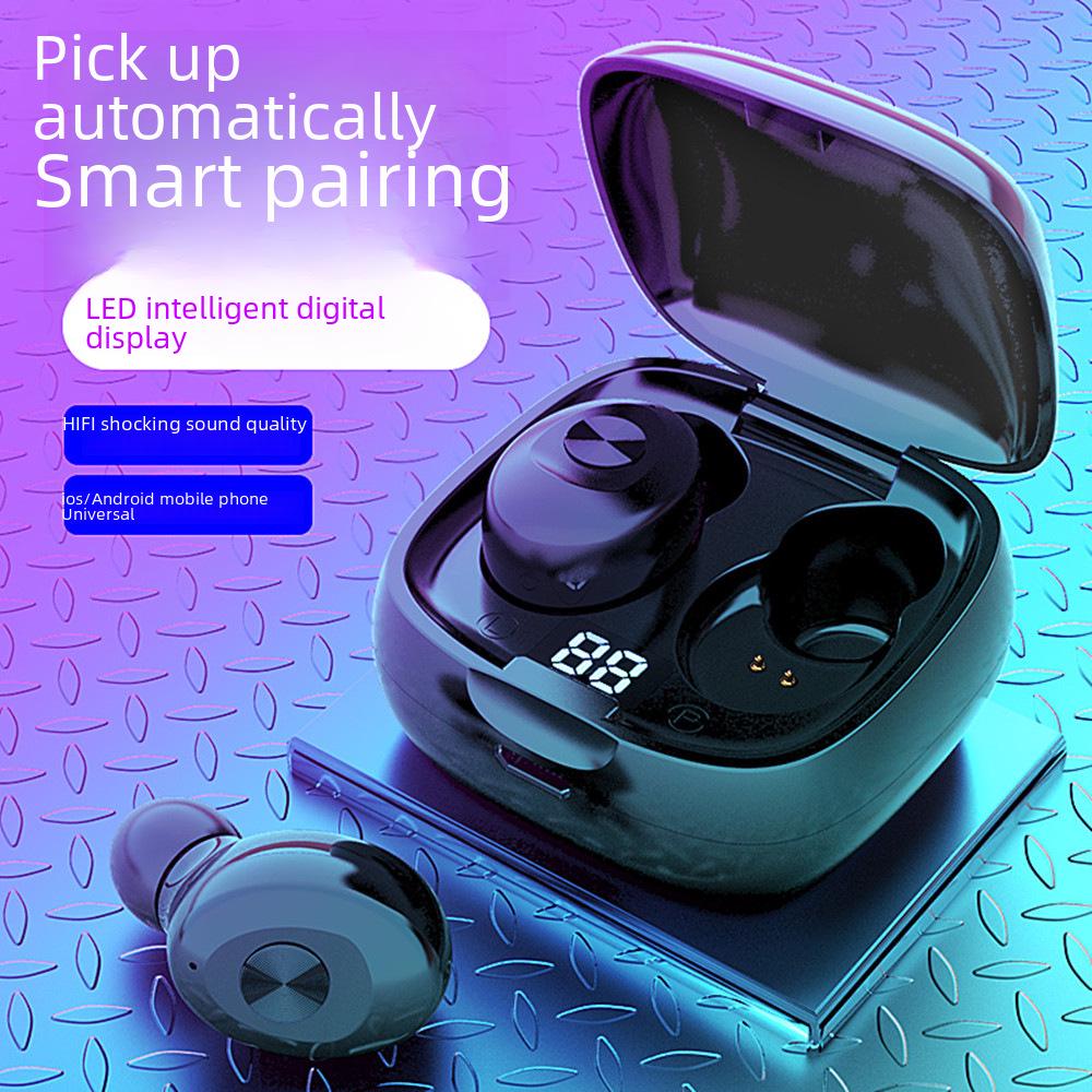 XG8 Беспроводная спортивная гарнитура-вкладыши с двумя наушниками, Bluetooth 5.0, с зарядным кейсом