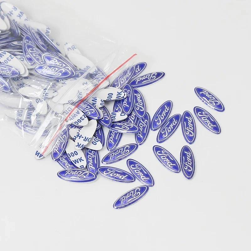 Car Sticker 2026 For Ford 21MM Ford Logo Car Remote Key Exquisite Emblem Sticker For Ford F150 Focus Ranger Fiesta Transit Musta