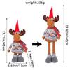 A Variety of Christmas Standing Telescopic Doll Hotel Window Christmas Snowman Elk Doll Decorative Ornaments